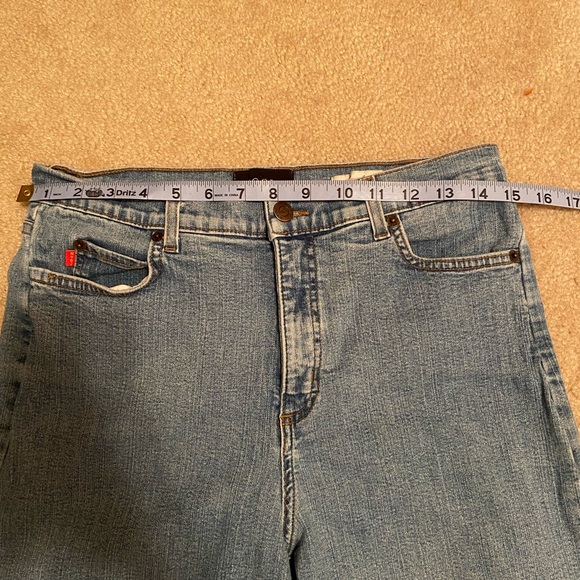 NYDJ Y2K cropped straight leg denim jeans style: Marilyn size 12 - Picture 6 of 10